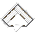 Taavi 4 Person Infrared Sauna Australia Corner Beyond Living