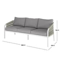 vernon 5 seater aluminium outdoor sofa set australia