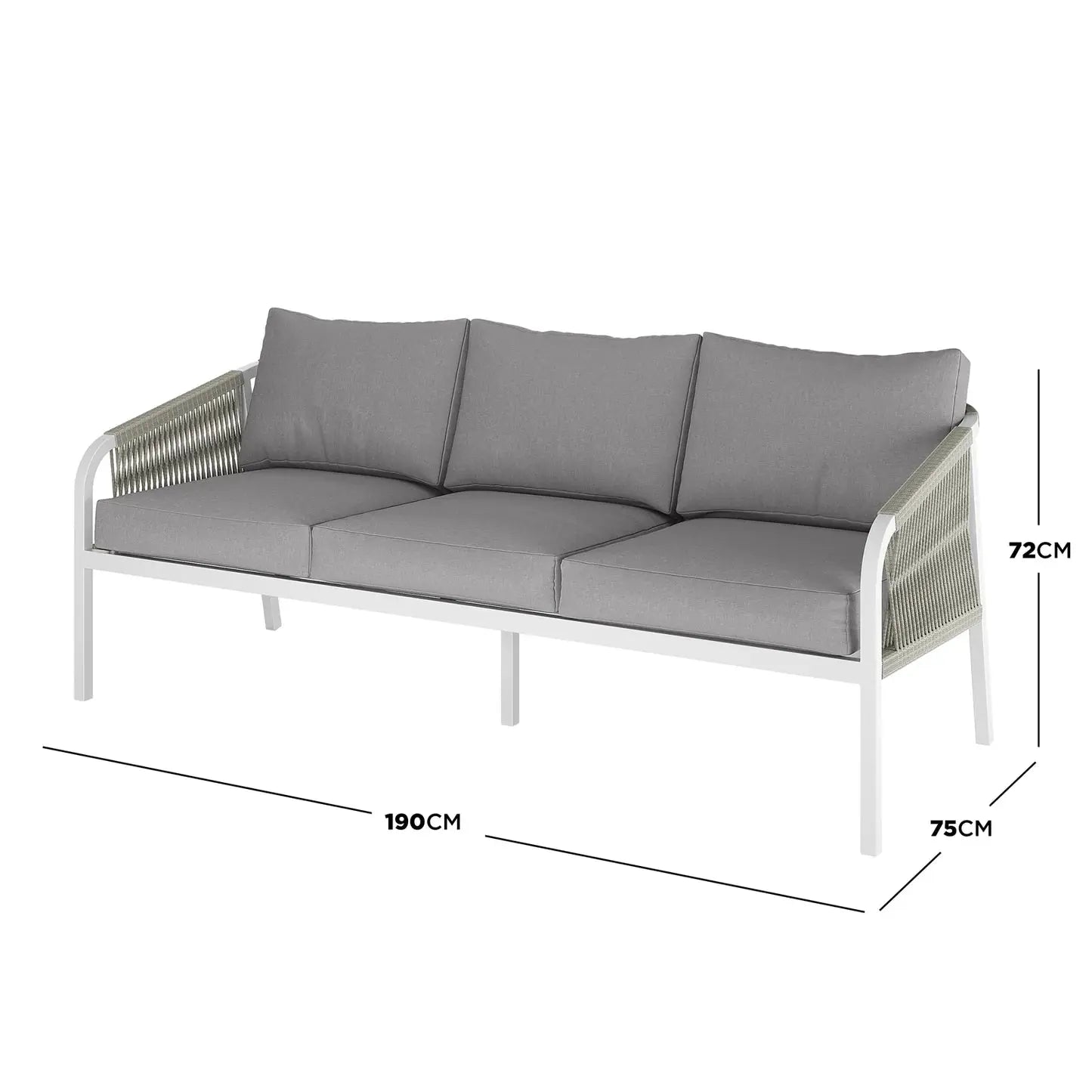 vernon 5 seater aluminium outdoor sofa set australia